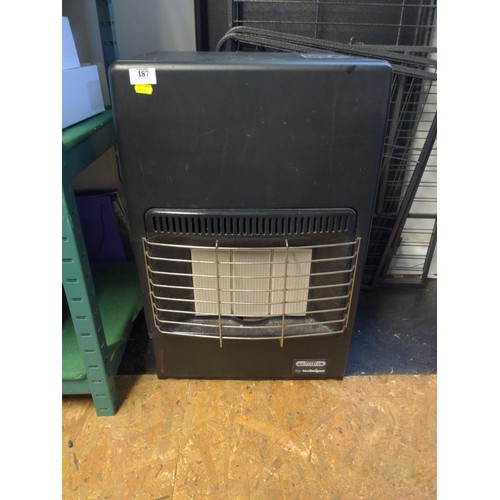 187 - Timshel technigas heater, with gas bottle