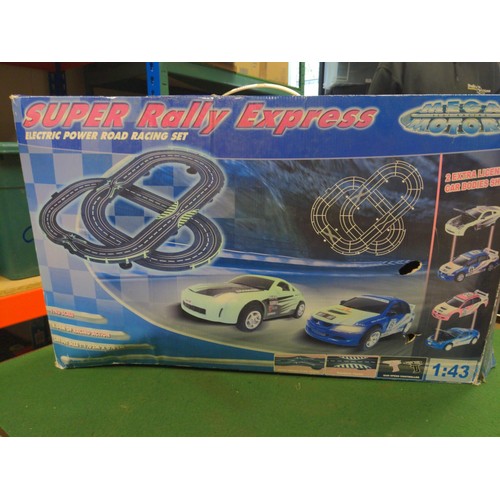 201 - Super Rally Express electric powered road racing set