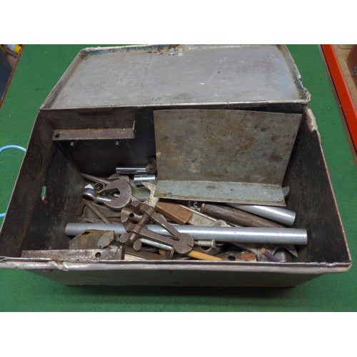 230 - Box of spanners etc