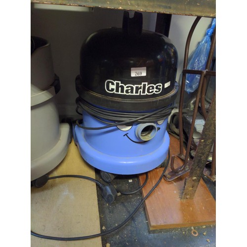 269 - Charles 230v wet vac. Does not include hoses/tubes