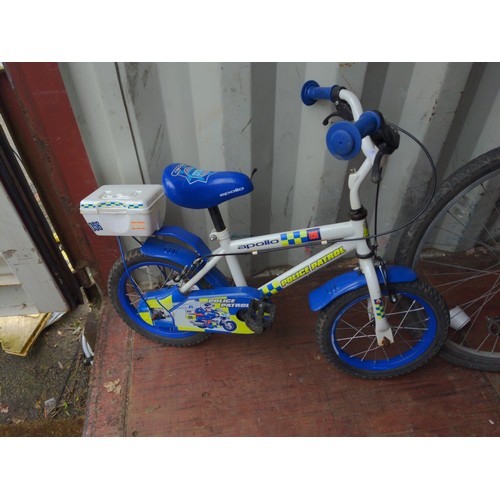 311 - Apollo Police Patrol Child's bike. 9