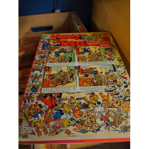 406 - Box full of vintage Boys Own Annuals & others.