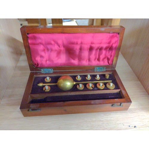 436 - Antique Wooden cased Sikes Yeomans from Stonehouse Hydrometer.