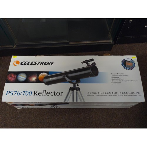 501 - Celestron 76/700 reflector telescope.