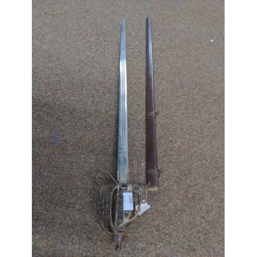 510 - Victorian Officers presentation sword