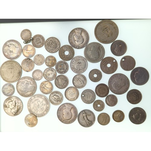 521 - 192.2 grams of mixed silver world coins