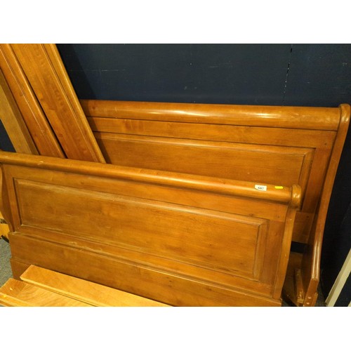 667 - King size sleigh bed frame