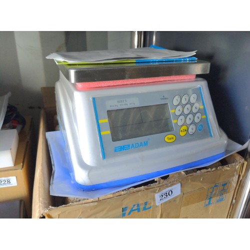 230 - Adam WBZ3 price computing retail scales