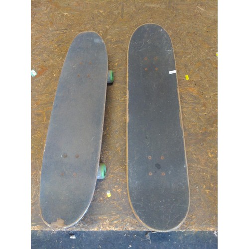 276 - Two skate boards with individual logos.&nbsp;