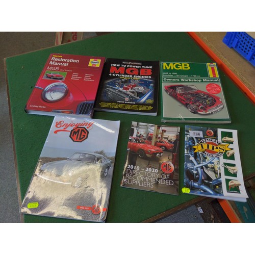 286 - MGB Haynes manual bnib, and other MG manuals
