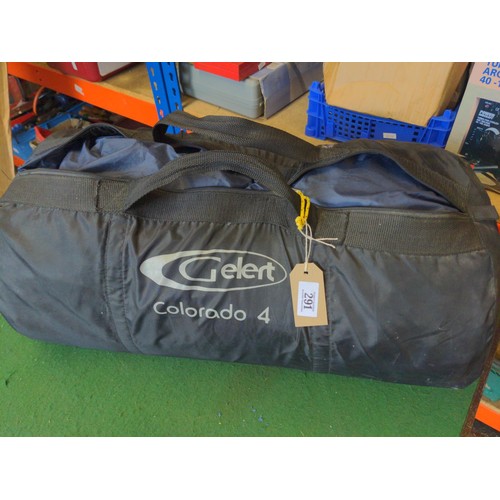 291 - Gelert Colorado 4 person tent in bag.