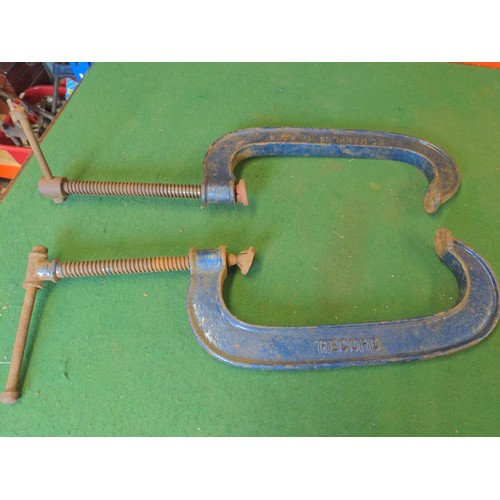 319 - Pair of Marples 25cm opening G-Clamps