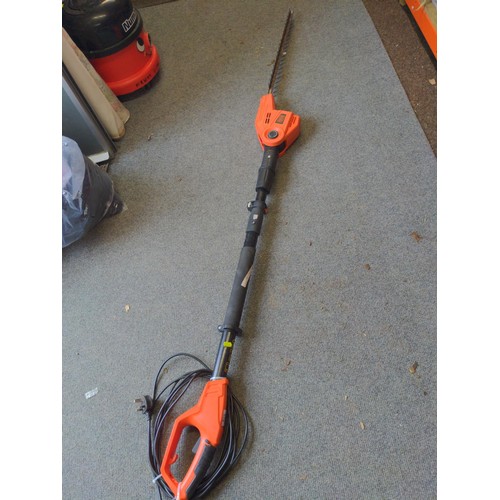 328 - Long handled electric hedge trimmer