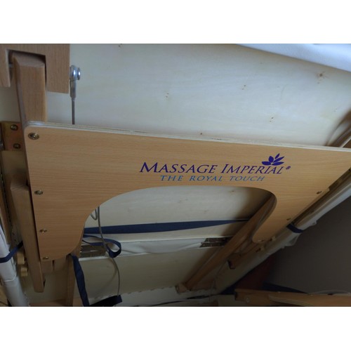 379 - Massage Imperial bed with all attachments. 