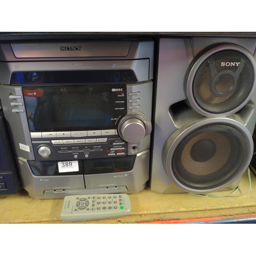 389 - Sony MHC-BX3 3 CD CHANGER hi-fi system.