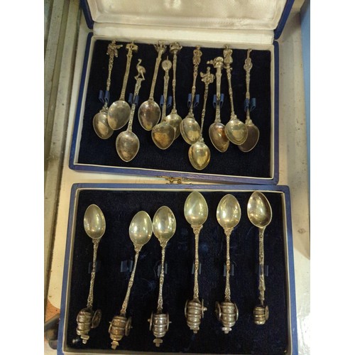 657 - Collection of continental spoons