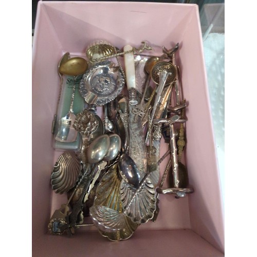 658 - Collection of mostly silver plated flatware