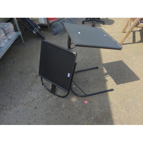 204 - Two Laptop stands with adjustable height. (multi function table)