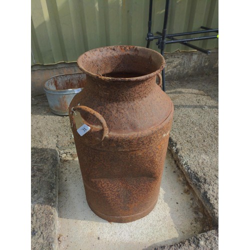 21 - Decorative milk churn. H65cm