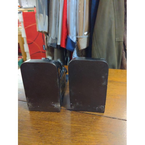 502 - Pair of Egyptian themed book ends ht. 24cm