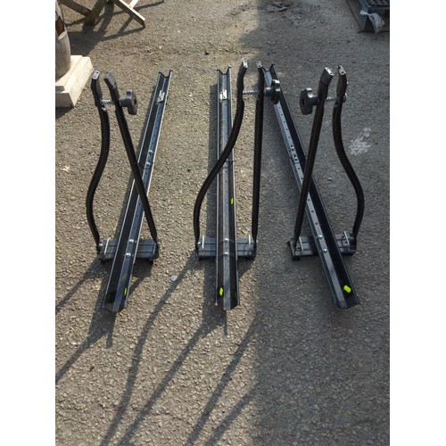 60 - 3 bike racks/cycle carriers for car roof bars