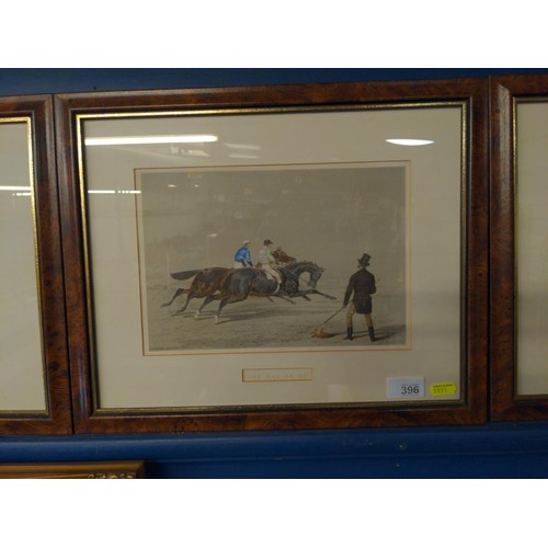 365 - J.F Herring snr. four framed partially hand coloured lithographs of race horses, 43 x 35cm