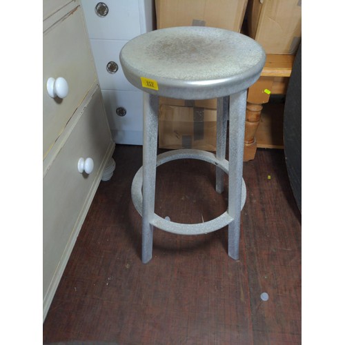 152 - Vintage galvanised stool