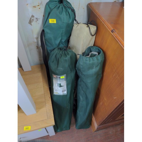 158 - 4x camping chairs