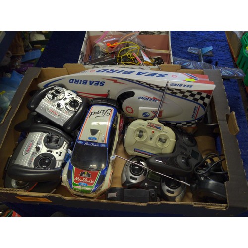 236 - Radio controlled model car, boat & others (untested)