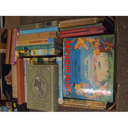 420 - Box full of assorted books, some children's titles.