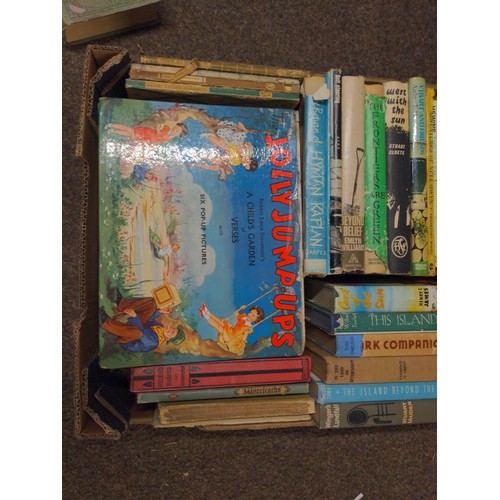 420 - Box full of assorted books, some children's titles.