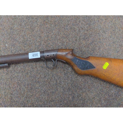 496 - Vintage BSA underlever .22 cal air rifle, no. S38185