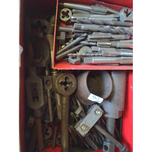 269 - Large quantity of tap & die bits in 2 new sets, and HSS drill bits & threading tools  &... 