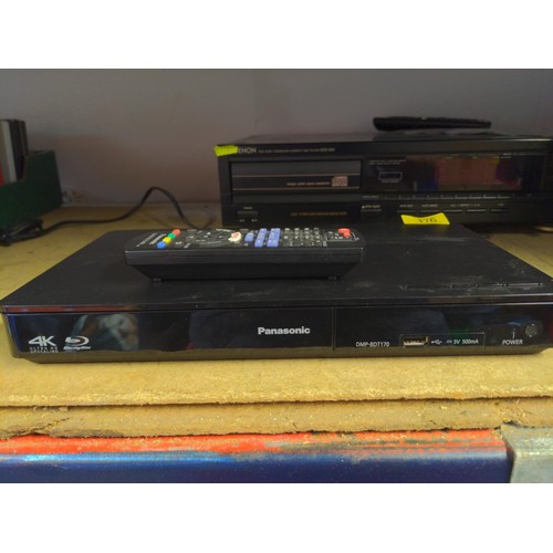 176 - Panasonic 4K Blu Ray player. DMP-BD7170