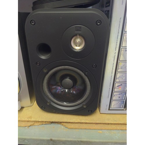 159 - Pair of JBL control 1 speakers.