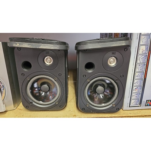 159 - Pair of JBL control 1 speakers.