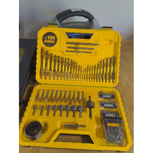 DeWalt 100 piece drill set