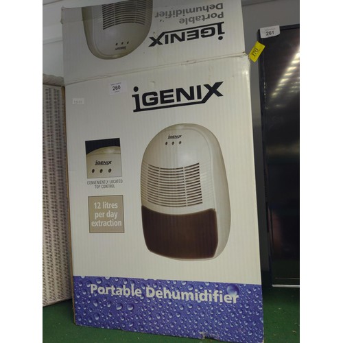 260 - Igenix portable dehumidifier