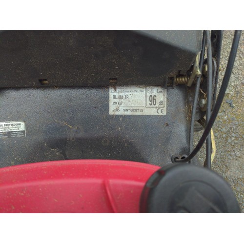 63 - Honda GCV135 petrol lawn mower. (sold in working order)