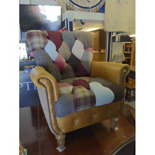 Vintage Sofa Company Gotham Patchwork Chair 92 x 80 x98cms