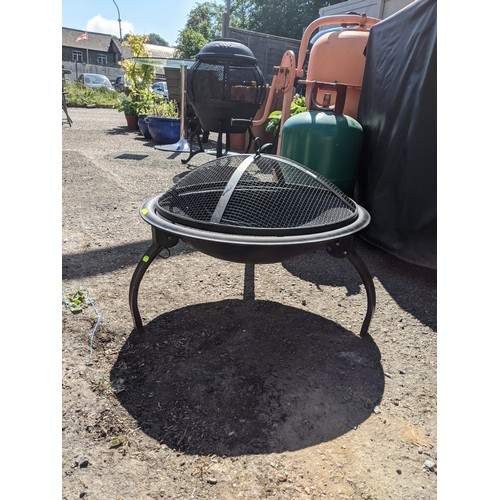 11A - Metal fire pit, dia. 50cm