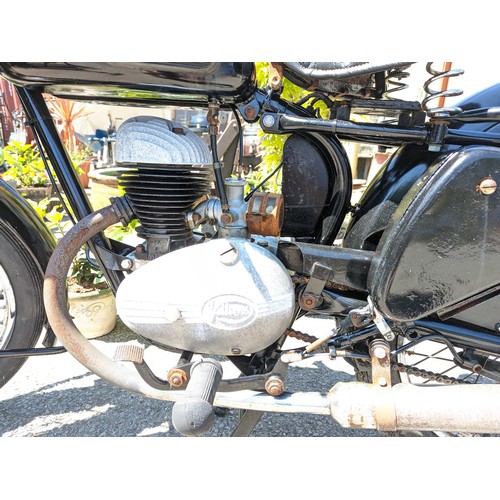 2 - 1952 Francis Barnett motorcycle. 198cc. Project bike. Viewing in person recommended. 15% in-house bu... 