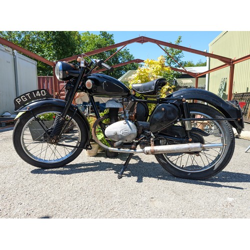 2 - 1952 Francis Barnett motorcycle. 198cc. Project bike. Viewing in person recommended. 15% in-house bu... 