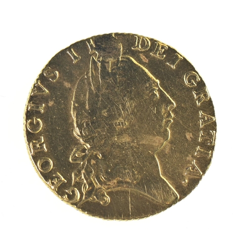 6 - George III 1791 spade guinea, diameter 24mm, 8.27 grams