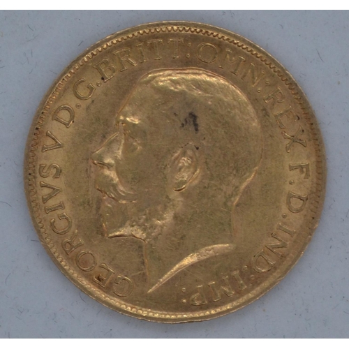 23 - 1914 George V full sovereign