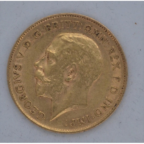 24 - 1912 George V half sovereign