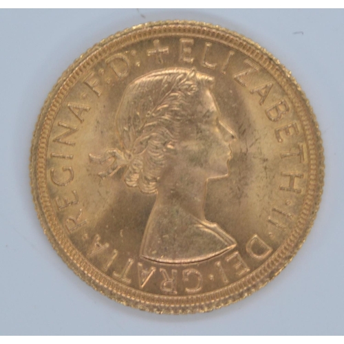 25 - 1964 Elizabeth II (Young Head) full sovereign