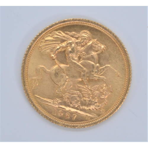 27 - 1967 Elizabeth II (Young Head) full sovereign