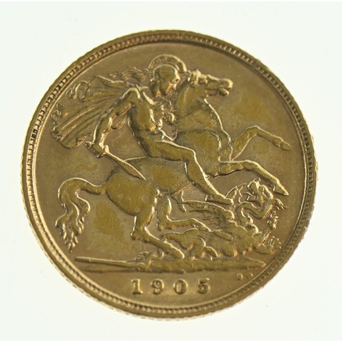 46 - 1905 Edward VII half sovereign