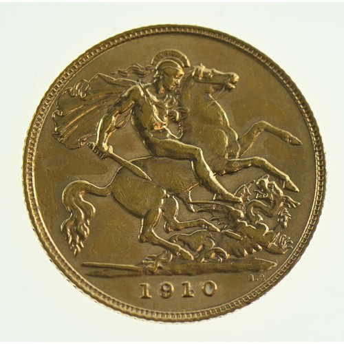 47 - 1910 Edward VII half sovereign